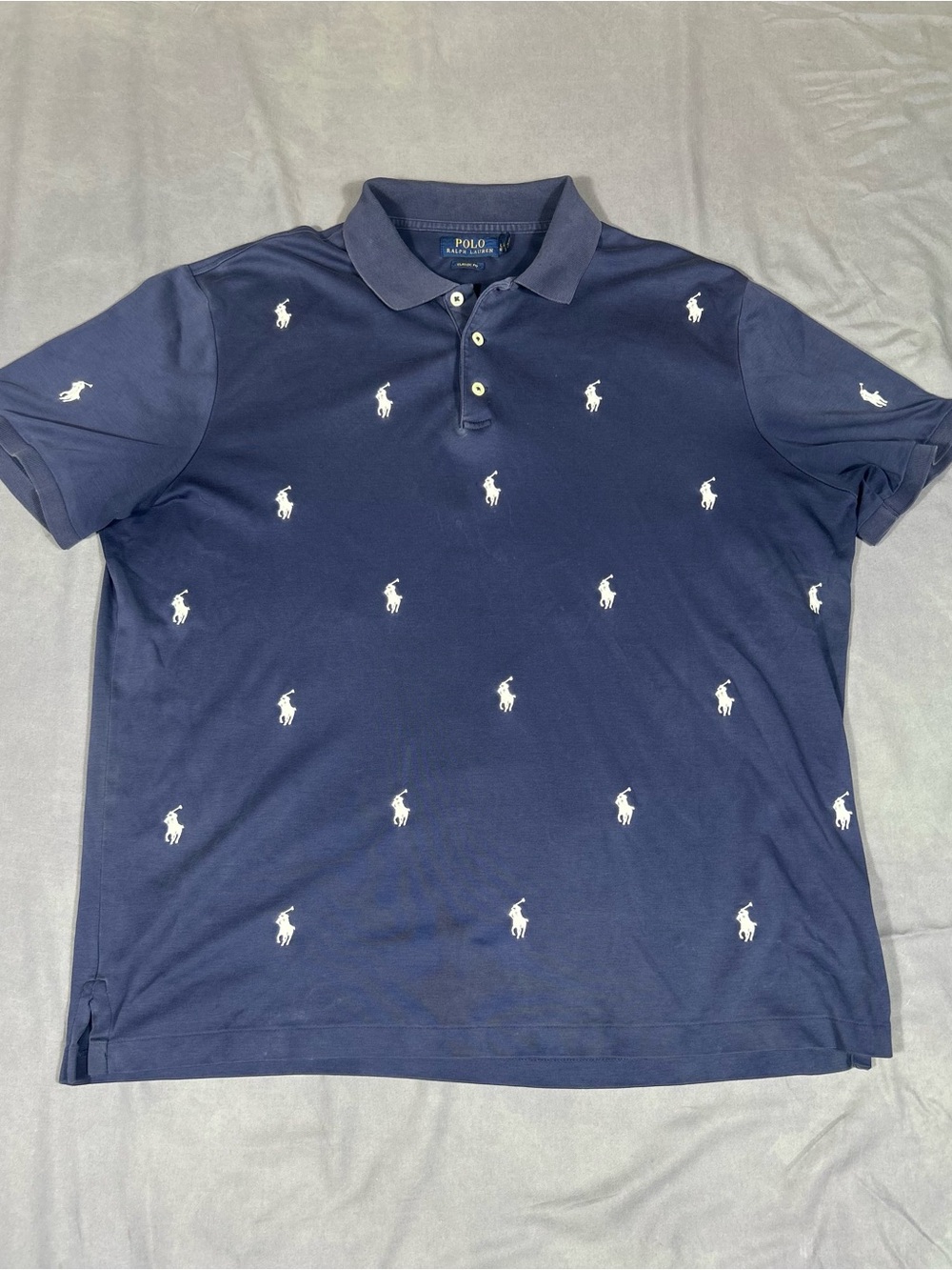 Polo Ralph Lauren Navy all over print polo